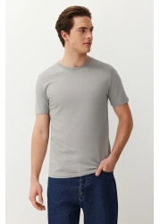  Collection 5-Pack Anthracite-Navy-Black - 100% Tough Fabric, Slim/Slim Fit T-Shirts Tmnaw20Ts0243