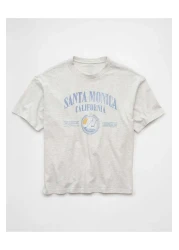 American Eagle Ae Boxy Destination Graphic T-shirt