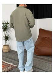 BYBASICMAN Khaki Basic Shirt G-5138