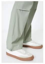 Koton Oversize Parachute Trousers with Cargo Pocket Detail