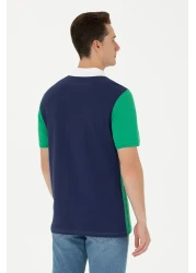 U.S. Polo Assn. Men's Green Polo Neck T-Shirt 50263396 -Vr054