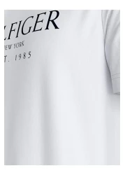 Tommy Hilfiger تي شيرت تومي هيلفيغر للرجال باللون الأبيض مقاس S/M