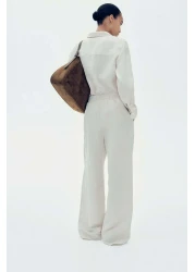 H&M Linen-blend trousers