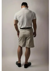 Oksit تي شيرت رجالي من Jabbel Old Money بياقة V عميقة