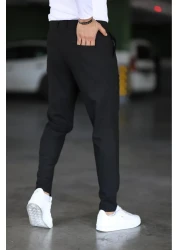 Bürke Men's Black Color Italian Cut Slim Fit Quality Fabric Trousers