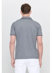 AC&Co / Altınyıldız Classics تي شيرت رجالي بقصة ضيقة وياقة بولو - نسيج قطني غير قابل للانكماش