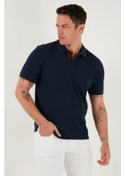 Buratti 100% Cotton Button Regular Fit Polo Neck t Shirt Men's Polo Neck t Shirt 5902118