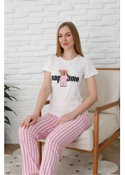 HUBEN Women's Cotton Pajama Set