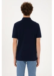 U.S. Polo Assn. Men's Regular Fit Polo Neck Navy Blue T-Shirt 50306817-Vr033