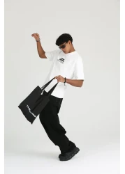 GIA - ART Oversize over Minimal Printed Men's Comfortable Fit 2 Thread T-Shirt