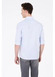 U.S. Polo Assn. Light Blue Men's Basic Shirt - Long Sleeve50262932-VR003