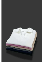 Mood Lab Women's 2-Pack Polo Neck Short Sleeve Camisole T-Shirt