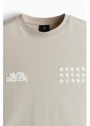 H&M Loose Fit Printed T-shirt
