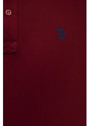 U.S. Polo Assn. تي شيرت رجالي أحمر