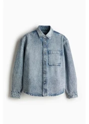 H&M Boxy Fit Denim shirt