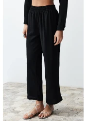  Collection Buttoned Black Shirt and Trousers Set - Twoss24Au00108