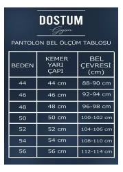 MaviMoure Men's Smoked Classic Cut Fabric Trousers