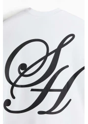 H&M Loose Fit Printed T-shirt