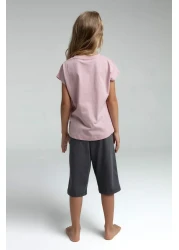 U.S. Polo Assn. U.S. Polo Assn. Girl's Pink Capri Suit