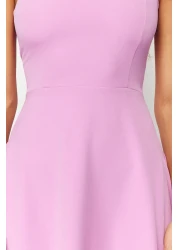  Collection فستان سهرة أنيق على شكل حرف A باللون الوردي مع فيونكة للمناسبات الليلية TPRSS24EL00105