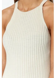  Collection Knitwear Basic Stone Midi Dress - Twoss23El00738