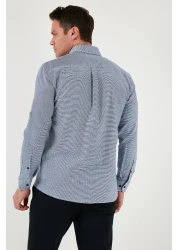 U.S. Polo Assn. الولايات المتحدة بولو شعار القطن منتظم صالح زر طوق قميص الرجال قميص G081SZ0042106210