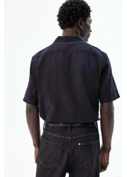 H&M Regular Fit Linen-blend resort shirt