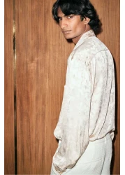 H&M Regular Fit Satin Shirt