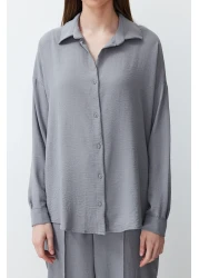  Collection Gray Aerobin Shirt and Trousers Set - Twoss24Au00038