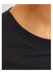 Jack & Jones Jjeswift Ss Noos Jnr 12259565 Black T-Shirt