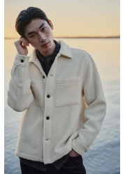 H&M Regular Fit Waffled overshirt