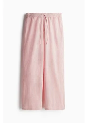 H&M Seersucker drawstring trousers