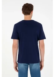U.S. Polo Assn. Navy Blue Men's Basic T-Shirt -50284640-VR033