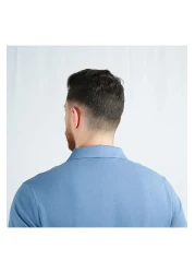 Giordano قميص بولو رجالي بقصّة Slim Fit مطرز بطبعة أسد