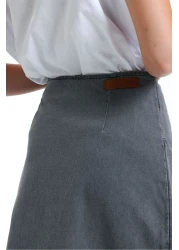 De mim Gray Lurdes Skirt