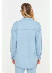  Collection قميص دينم أزرق - TWOSS22GO0185