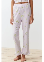  Collection Colorful Floral Print 100% Cotton RuFFle Sleepwear Set - THMSS24PT00227