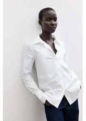 H&M قميص من مزيج القطن