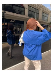 Qaju Women's Scallop Saks Shirt