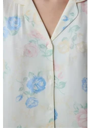 Penti Marina Chally Shirt Pants Ecru Pajama Set