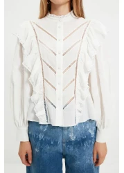  Collection قميص منسوج إكرو مع إكسسوارات - TPRAW22GO1089