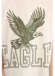 Defacto طقم للأولاد مكون من قطعتين تي شيرت مطبوع بأكمام قصيرة وشورت E8826a825hs