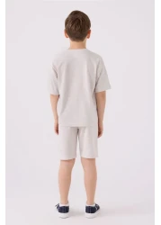 U.S. Polo Assn. Boy's Brown Bermuda Set