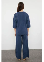  Collection Indigo Basic Corded Bottom-Top Set Twoss23Au00029