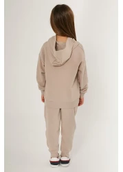 U.S. Polo Assn. بدلة رياضية كريمية للفتيات من يو اس بولو اسن