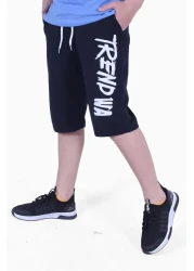FYK KİDS Kind Nes-trend Wa Text Printed Boy's Capri Set