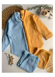 KETBaby Oversize Muslin Unisex Shirt Children's Set