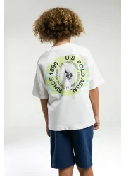 U.S. Polo Assn. Boy's White Bermuda Suit