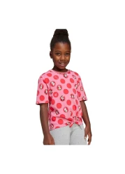 adidas بدلة رياضية للأطفال باللون الوردي - طقم Lg Dy MI T Jf3646