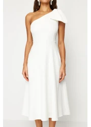  Collection Bridal White A-Line Bow Arrive Woven Wedding/Wedding Evening Dress Night Graduation Dress Tprss24El00105